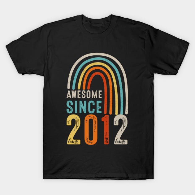 Awesome Since 2012 T-Shirt by baggageruptured